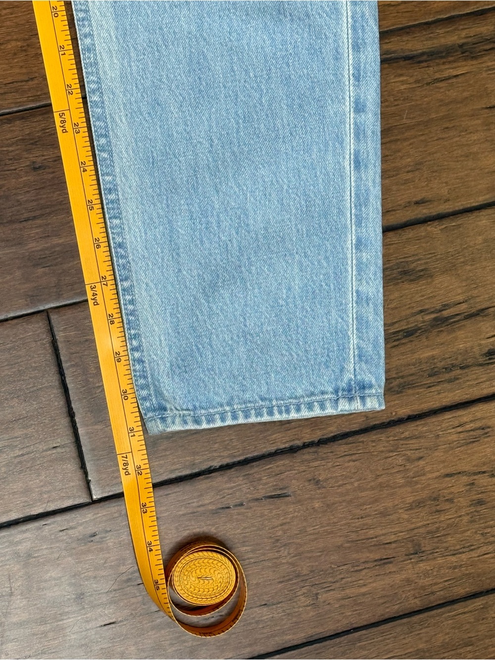 NWT MOTHER "SNACKS!" High Rise Straight Jeans Light Wash Mom Jeans Size 29 - Picture 5 of 14